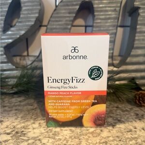 EnergyFizz Ginseng Fizz Sticks - Mango Peach Flavor (NIB)